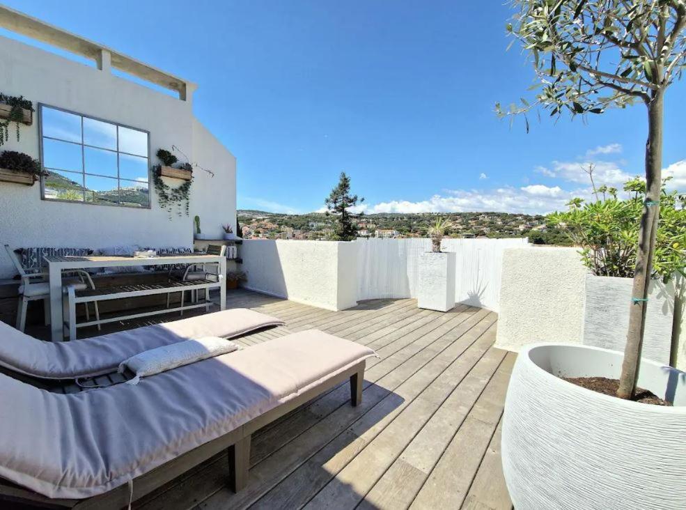 Le Rooftop - Hyper Centre - 5 Pers - Climatisation Apartment Cassis Bagian luar foto